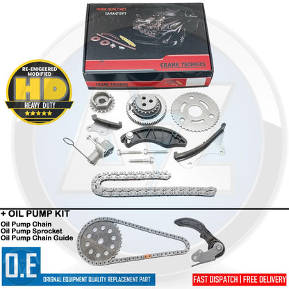 FOR CHEVROLET CRUZE LVL LH7 DIESEL TIMING CHAIN KIT SPROCKET GEAR TENSIONER