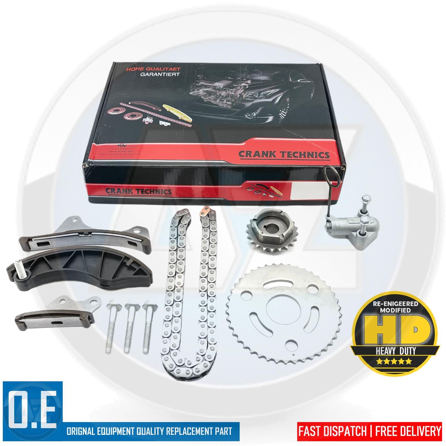 FOR VAUXHALL INSIGNIA (A) 1.6 CDTI DIESEL TIMING CHAIN & OIL PUMP KIT UPRATED