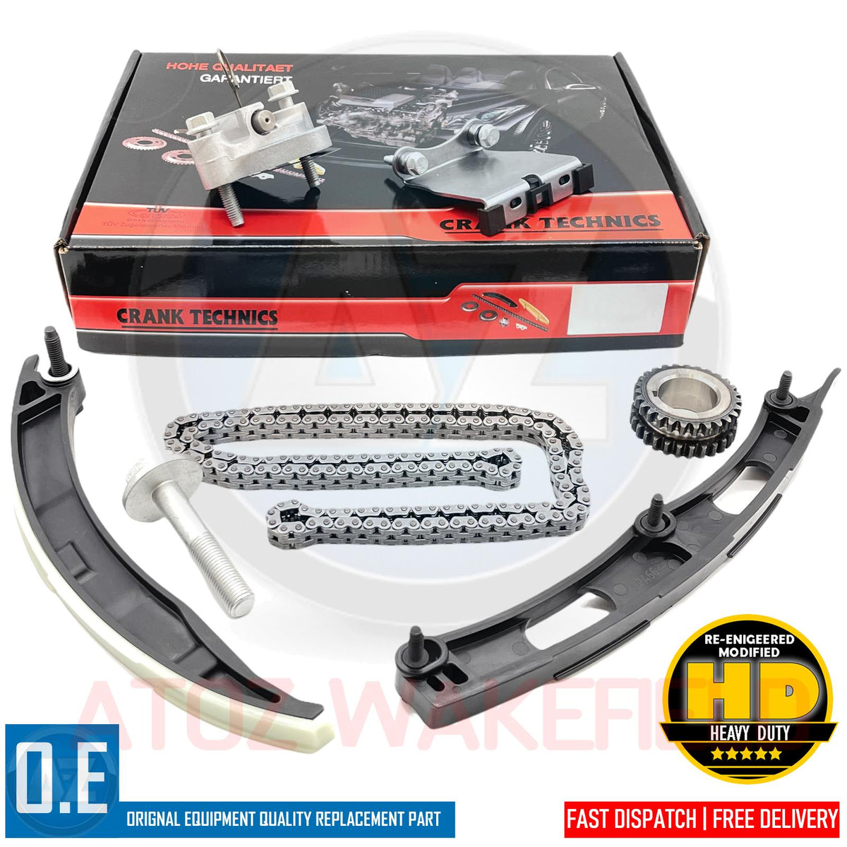 FOR OPEL ASTRA K 1.4 TURBO UPRATED HEAVY DUTY TIMING CHAIN VVT KIT B14XFT/B14XFL