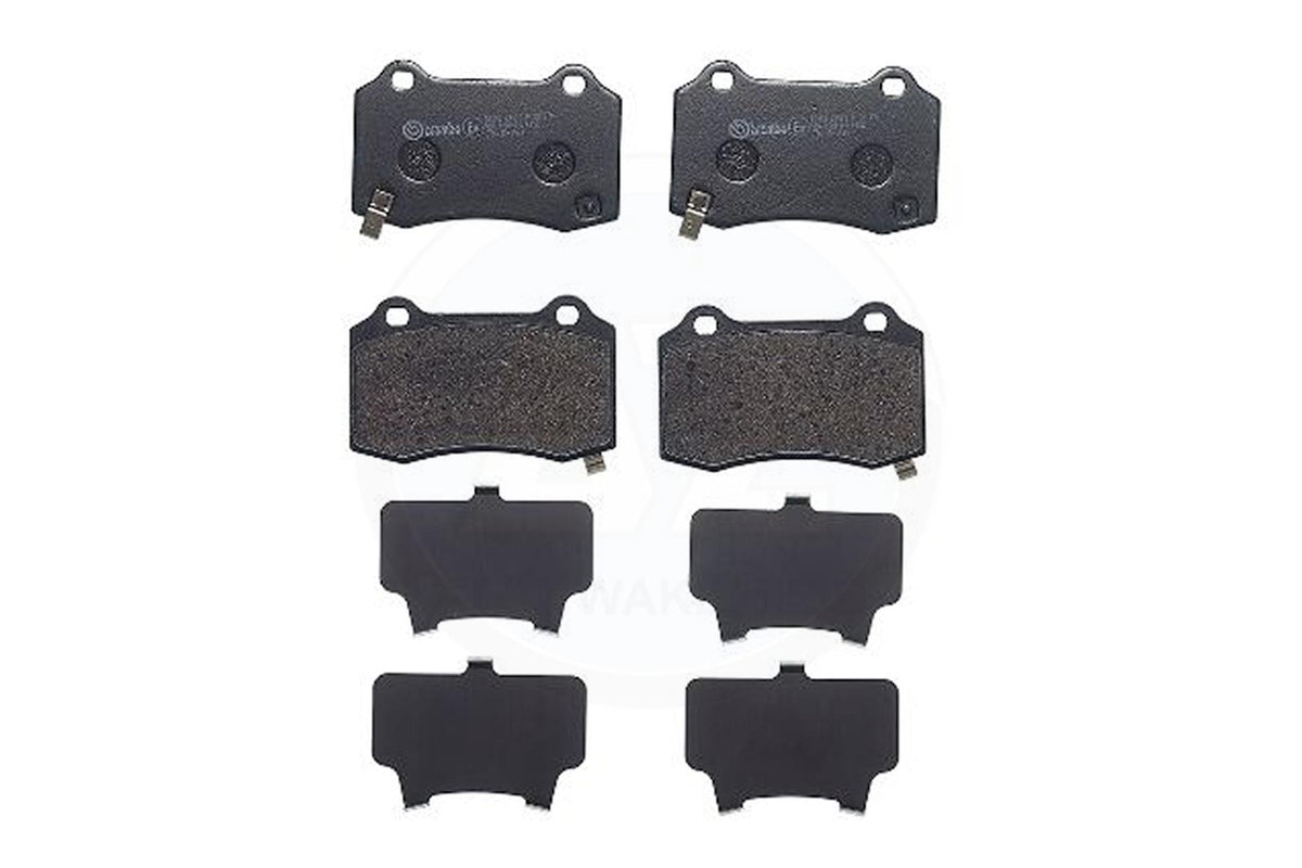FOR TESLA MODEL S 5YJS MODEL X 5YJX BREMBO REAR BRAKE PADS SET RR 1055068-00-B