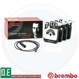 FOR BMW 325d 330d 335d 425d 430d 435d M SPORT REAR BREMBO BRAKE PADS WIRE SENSOR