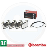 FOR BMW 330d 335d 430d 435d M SPORT BREMBO FRONT BRAKE PADS SET WEAR SENSOR WIRE