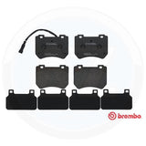 FOR FIAT 500 ABARTH 1.4 FRONT 2 PIECE FLOATING BRAKE DISCS PADS SENSOR 305mm