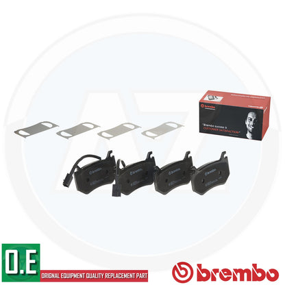 FOR ALFA ROMEO GIULIA STELVIO 2.9 Quadrifoglio REAR BRAKE DISCS BREMBO PADS