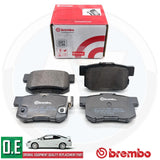 FOR HONDA INTEGRA DC5 TYPE R BREMBO FRONT REAR BRAKE PADS FR RR OEM BREMBO