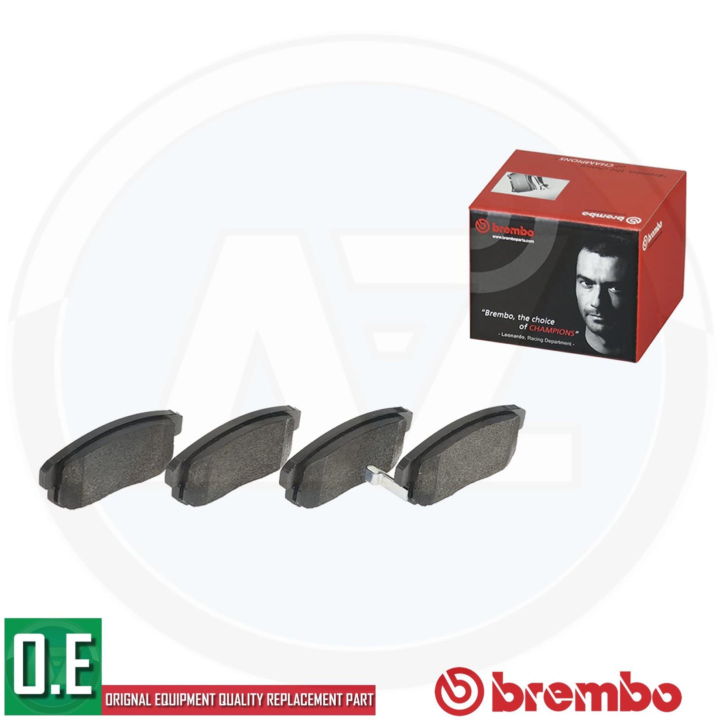 FOR MAZDA RX8 RX-8 BREMBO REAR AXLE BRAKE PADS SET 2003-2012 P49035