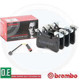 FIT MERCEDES C63 AMG (204) 2008-2014 BREMBO REAR BRAKE DISCS PADS SENSOR 330mm