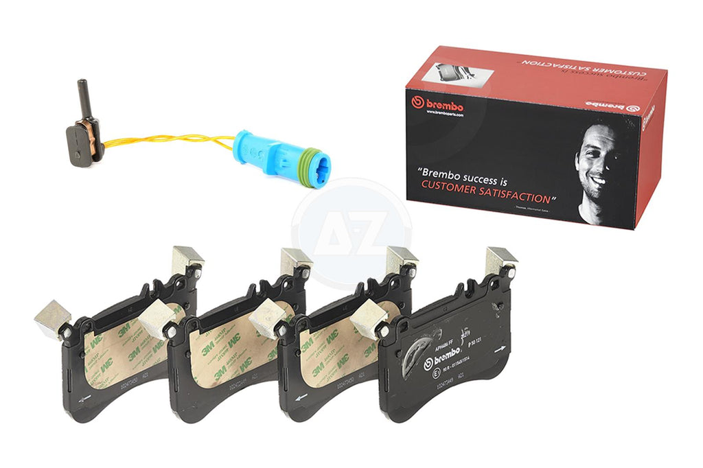 FOR MERCEDES A45 CLA45 GLA45 AMG BREMBO FRONT BRAKE PADS SET & WEAR SENSOR WIRE