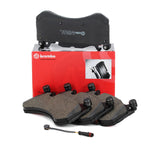 FOR MERCEDES C63 E55 E63 CLS63 AMG FRONT BRAKE DISCS BREMBO PADS SENSOR 360mm