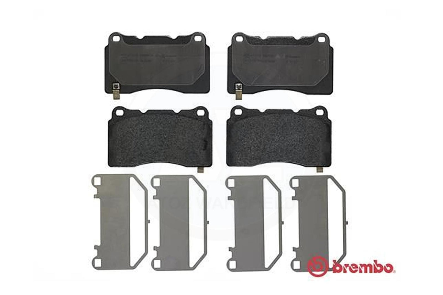 FITS TESLA MODEL S (5YJS) 2012- BREMBO FRONT REAR BRAKE PADS SET FR RR