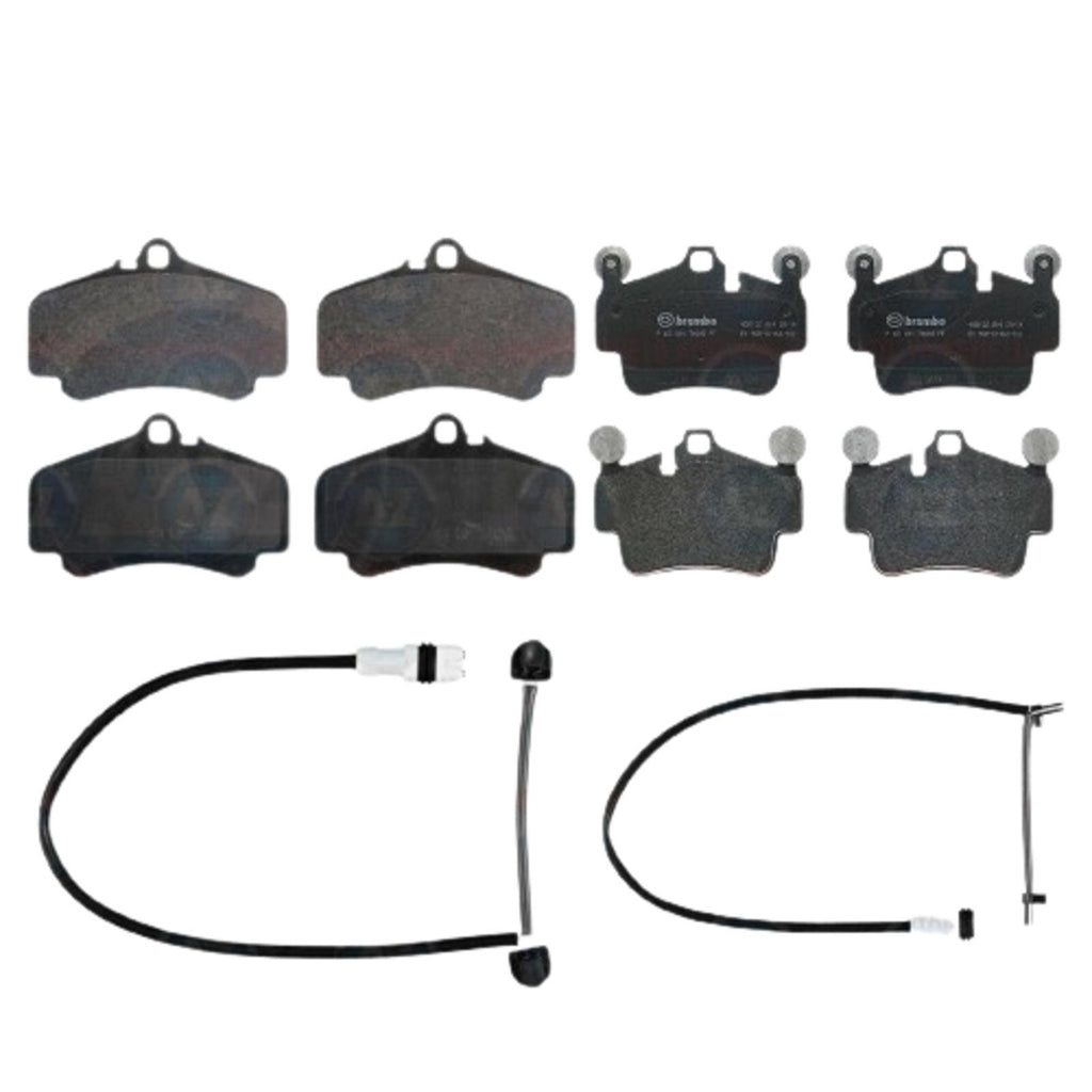 P65011 P65014 BREMBO GENUINE FRONT REAR BRAKE PADS WEAR SENSORS FOR PORSCHE