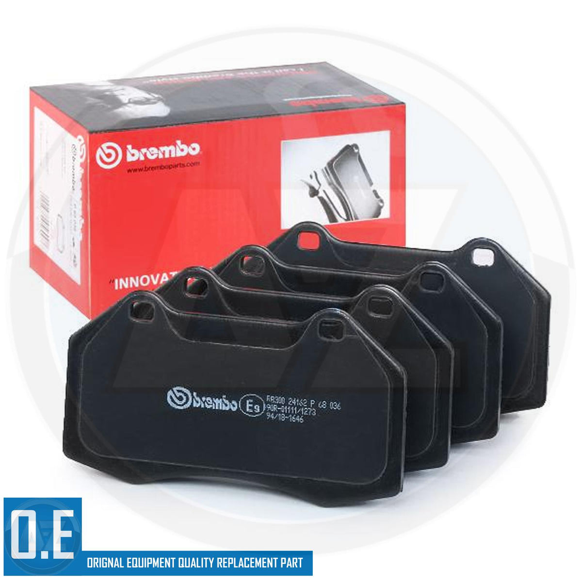 For Renault Clio 197 200 Megane Sport 225 Front Drilled Brake Discs Brembo Pads
