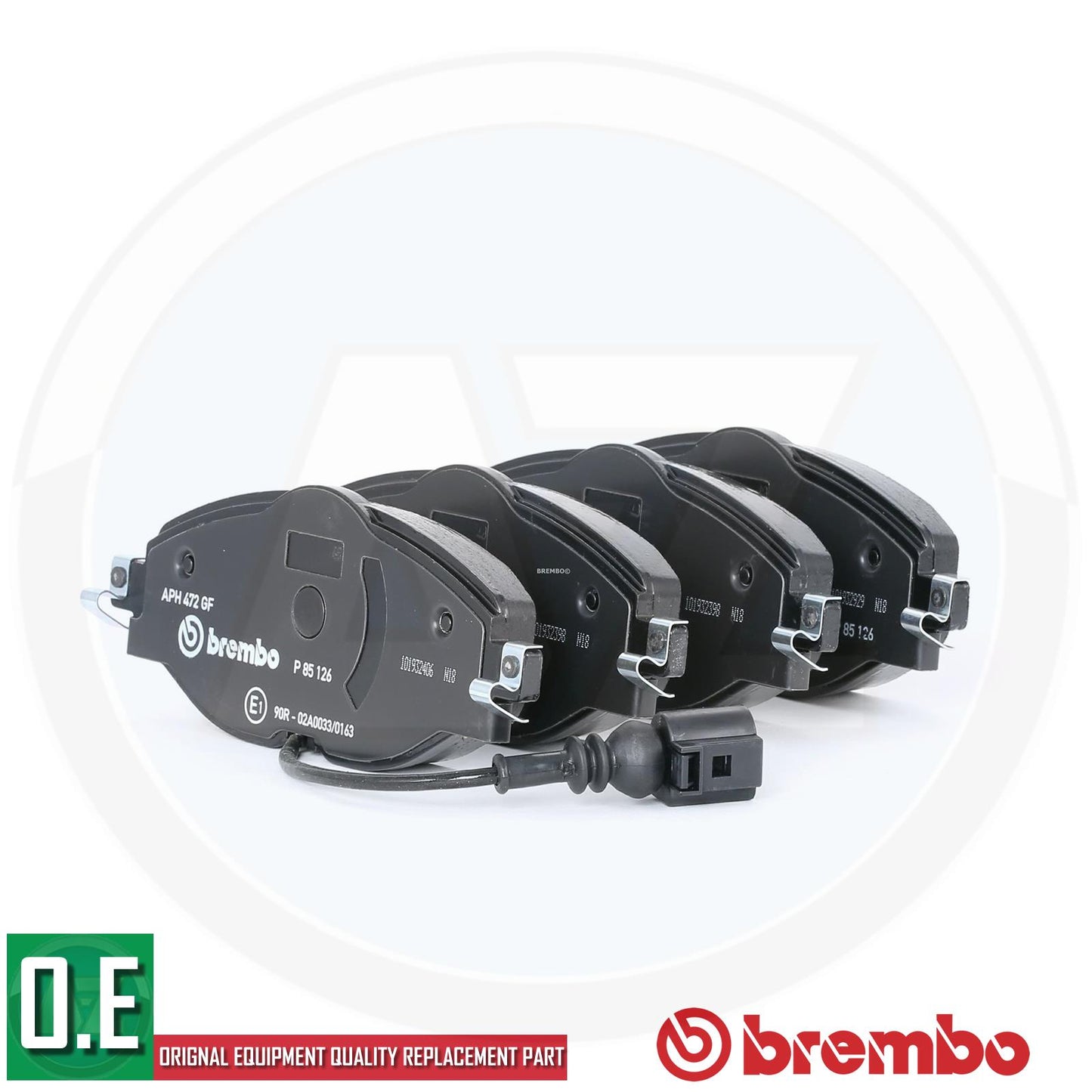 FOR SKODA KAROQ KODIAQ OCTAVIA SUPERB BREMBO FRONT BRAKE PADS SET
