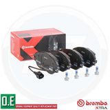 FOR SEAT LEON 2.0 CUPRA 2013- FRONT BREMBO XTRA PERFORMANCE BRAKE PADS SET
