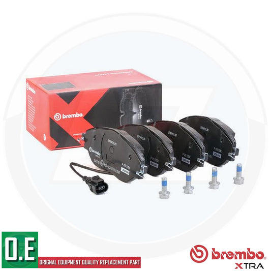 FOR SKODA SUPERB 2.0 TSI 2015- FRONT BREMBO XTRA PERFORMANCE BRAKE PADS SET