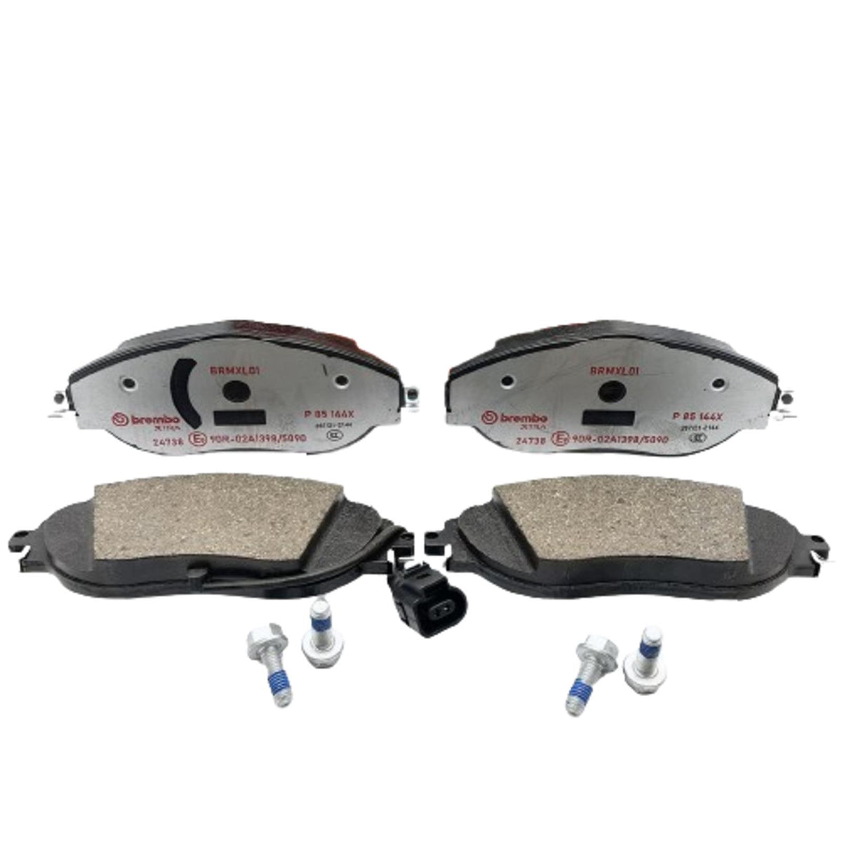 FOR VW GOLF R MK7/7.5 T-ROC R TWO PIECE FLOATING FRONT BRAKE DISCS Xtra PADS