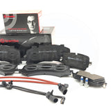 FOR VW TOUAREG R 3.0 R 2020- BREMBO FRONT REAR BRAKE PADS & WEAR SENSOR WIRES