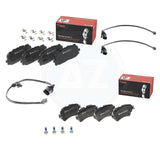 FOR AUDI RS4 B9 RS5 F5x BREMBO OEM FRONT REAR BRAKE PADS & WEAR WIRE SENSORS