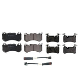 FOR MERCEDES C63 E63 CLS63 CLS65 AMG FRONT REAR BRAKE PADS & WEAR SENSOR WIRES