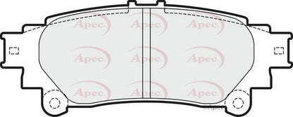 FOR LEXUS IS250 IS220d IS300h APEC REAR BRAKE PADS 0446653020 AKEBONO SYSTEM