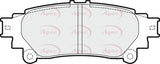 FOR LEXUS IS250 IS220d IS300h APEC REAR BRAKE PADS 0446653020 AKEBONO SYSTEM