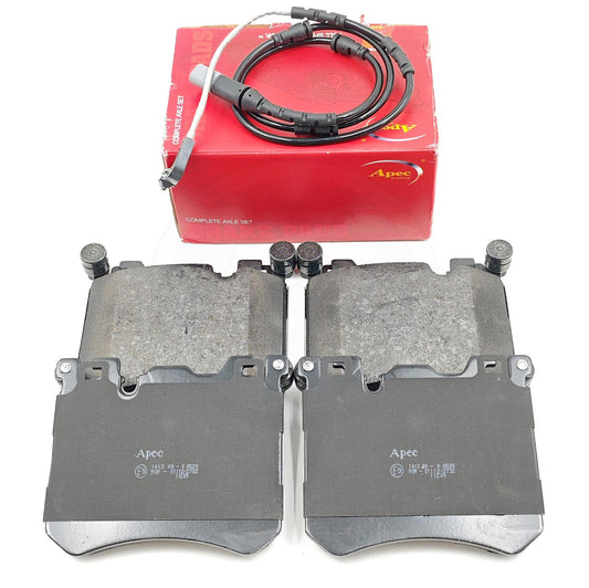 FOR BMW X5M E70 X6M E71 E72 (09-14) APEC OEQ FRONT BRAKE PADS & WEAR SENSOR WIRE