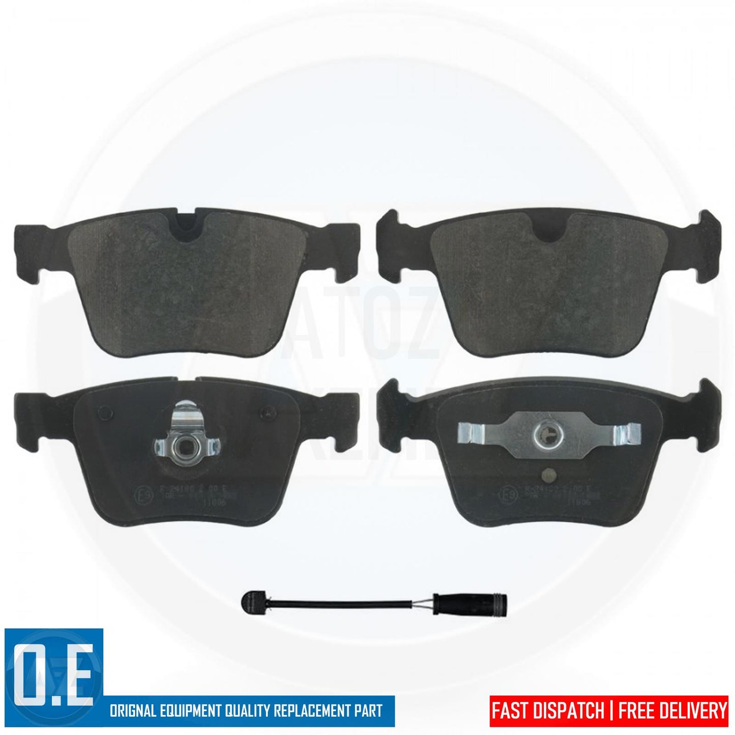 FOR MERCEDES S63 S65 CL63 CL65 AMG PREMIUM APEC REAR BRAKE PADS & SENSOR WIRE