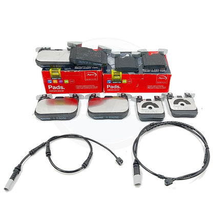 FITS BMW 328i F30 F31 F34 M SPORT FRONT REAR BRAKE PADS WEAR WIRE SENSORS APEC