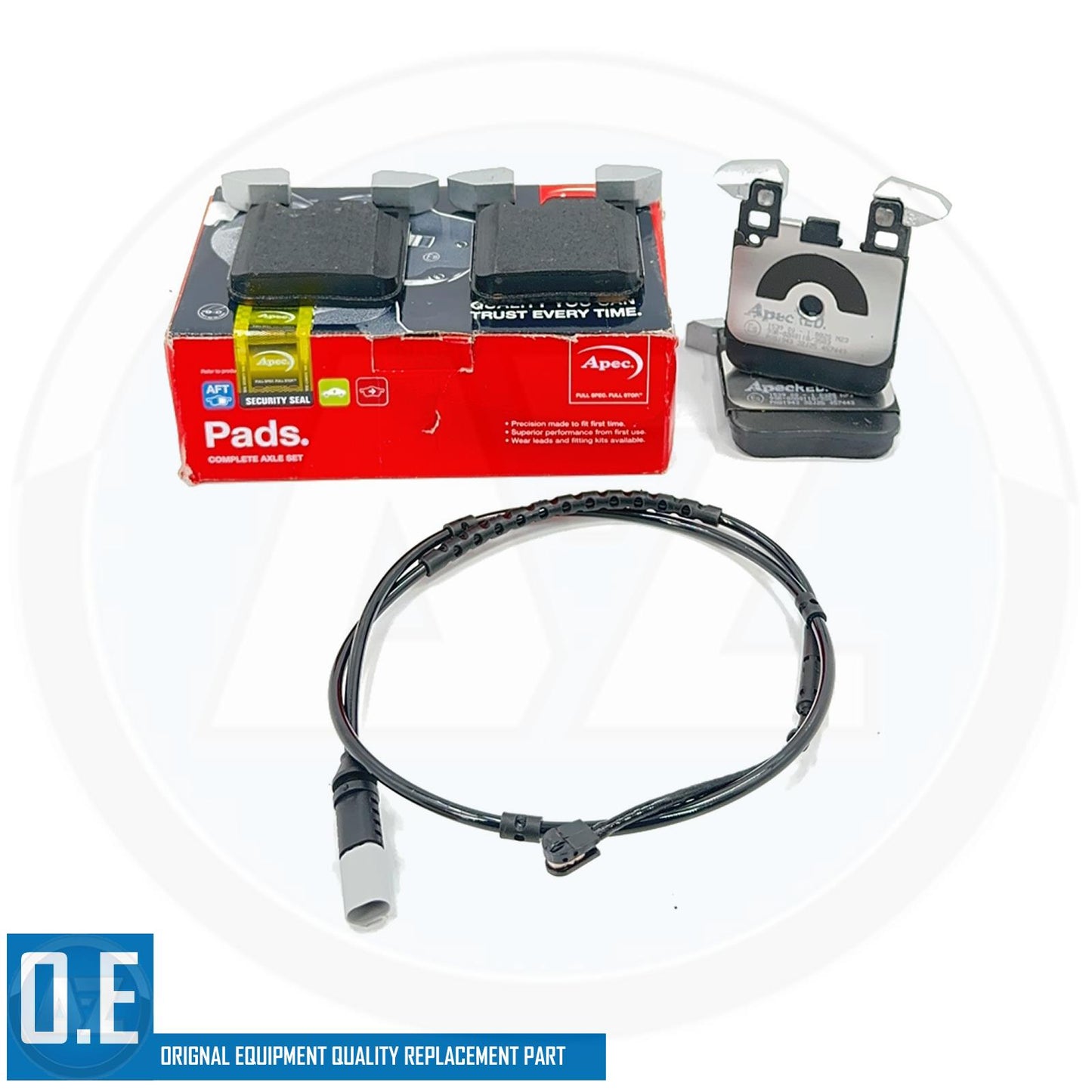 FITS BMW 340i F30 F31 F34 M SPORT FRONT REAR BRAKE PADS WEAR WIRE SENSORS APEC