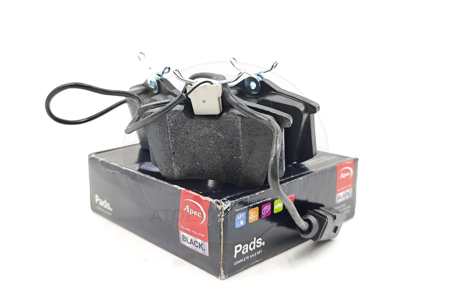 FOR AUDI RS4 (B5) 2000-2001 APEC BLACK PERFORMANCE REAR BRAKE PADS SET