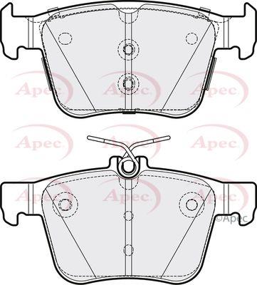 FOR AUDI CUPRA SEAT SKODA VW APEC OE QUALITY REAR BRAKE PAD PADS SET