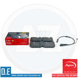 FOR BMW 128ti M135i M235i X2 M35i F39 F40 F44 APEC FRONT BRAKE PADS WEAR SENSOR