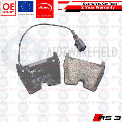FOR AUDI TTRS RS3 RSQ3 FRONT PREMIUM OEM QUALITY APEC BRAKE PADS SET (X8)