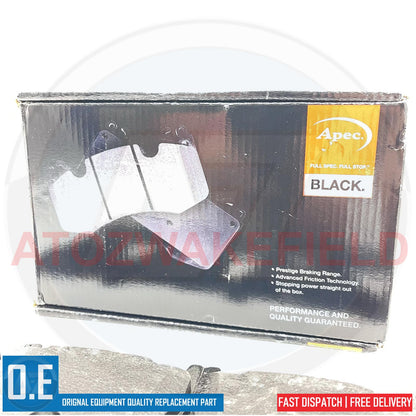 FOR AUDI RS3 RSQ3 TTRS APEC BLACK PERFORMANCE FRONT BRAKE PADS SET 8V0698151N