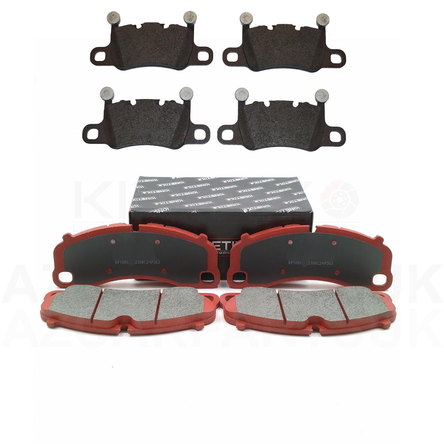 FOR PORSCHE 911 CARRERA 4 GTS GT3 RS 3.8 TURBO S 4.0 (991) FRONT REAR BRAKE PADS
