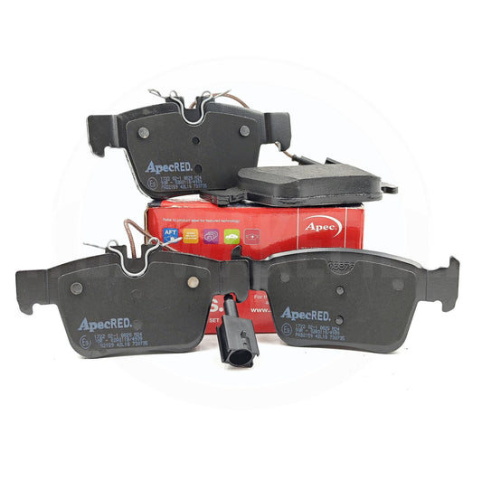 FOR MASERATI LEVANTE 3.0 M161 APEC REAR BRAKE PADS SET & WEAR SENSOR WIRE 2016->