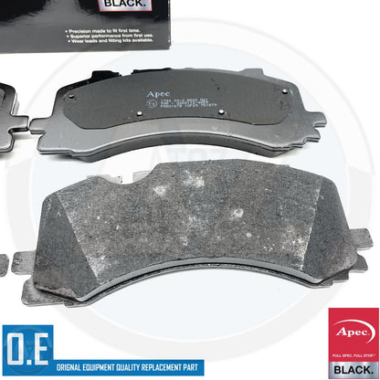 FOR AUDI S6 S7 S8 Q7 Q8 SQ7 SQ8 APEC BLACK PERFORMANCE FRONT BRAKE PADS SENSORS