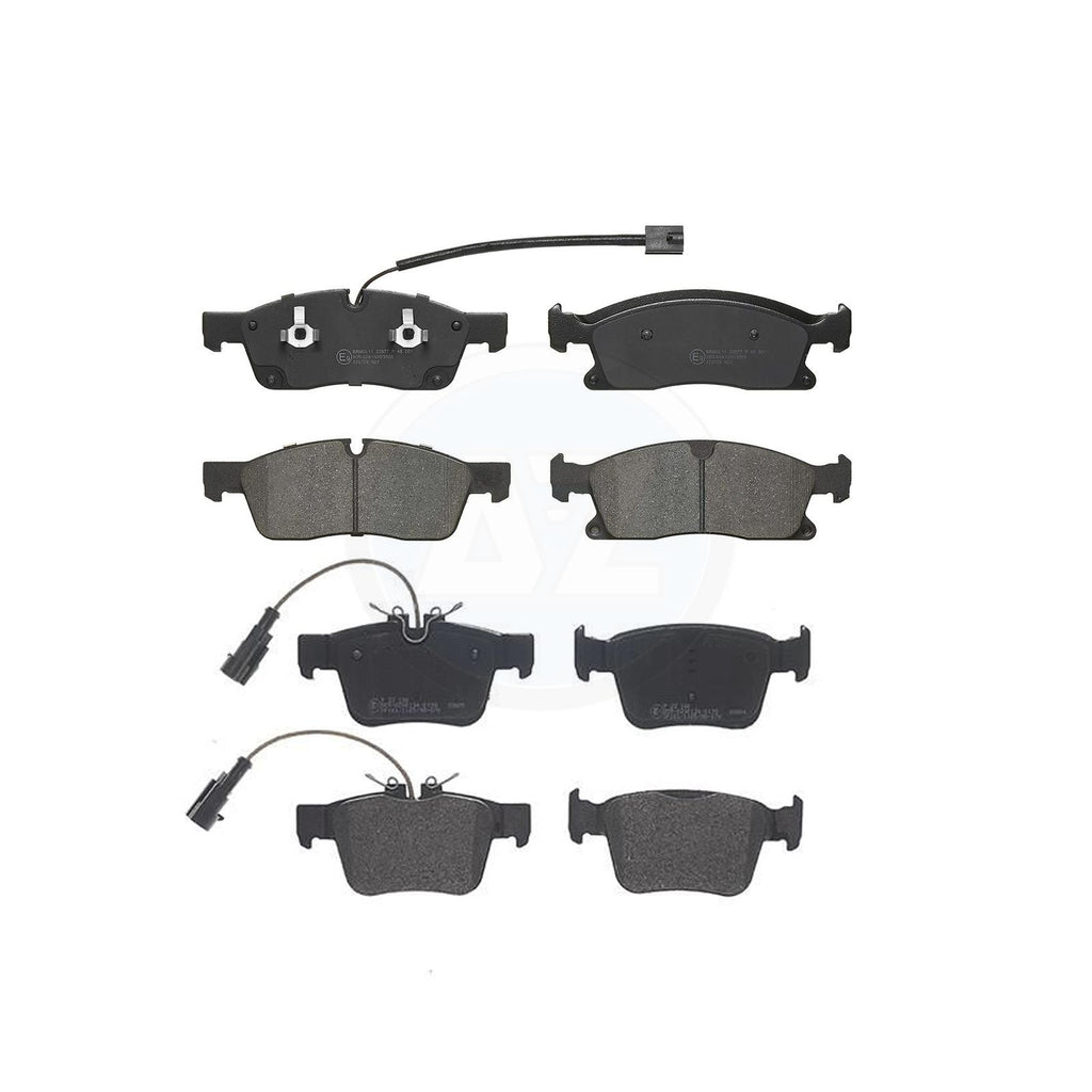 FOR MASERATI LEVANTE (M161) 3.0 D 3.0 Q4 FRONT REAR BRAKE PADS SET FR RR 2016-