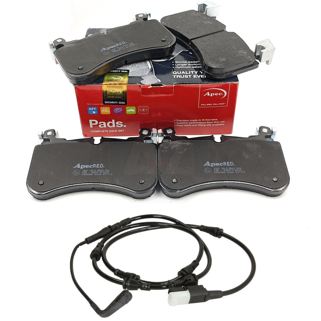 FOR LAND ROVER DEFENDER D240 D250 D300 P300 SD4 2019- FRONT BRAKE PADS & SENSOR
