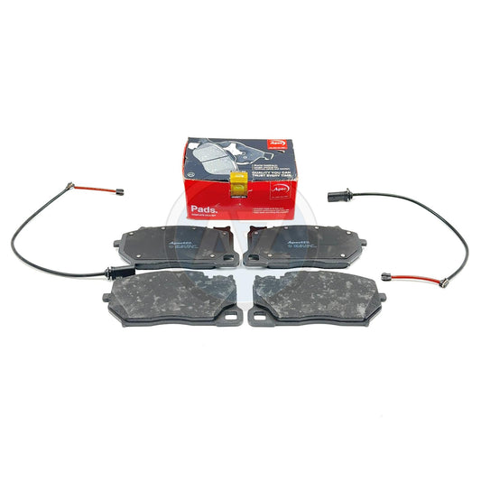 FOR BENTLEY CONTINENTAL FLYING SPUR 18- APEC FRONT BRAKE PADS SENSORS 3SA698151
