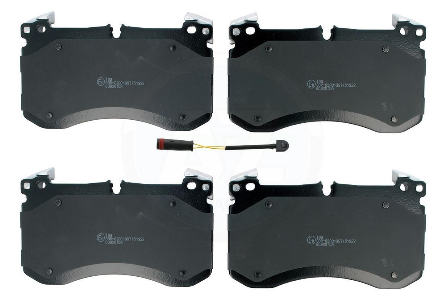 FOR MERCEDES G WAGON G63 AMG 2018- (W463) FRONT BRAKE PADS & WEAR WIRE SENSOR