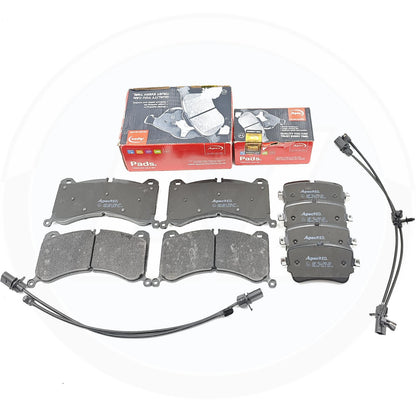 FOR AUDI SQ8 E-TRON SQ8 SPORTBACK E-TRON FRONT REAR BRAKE PADS & WEAR SENSORS