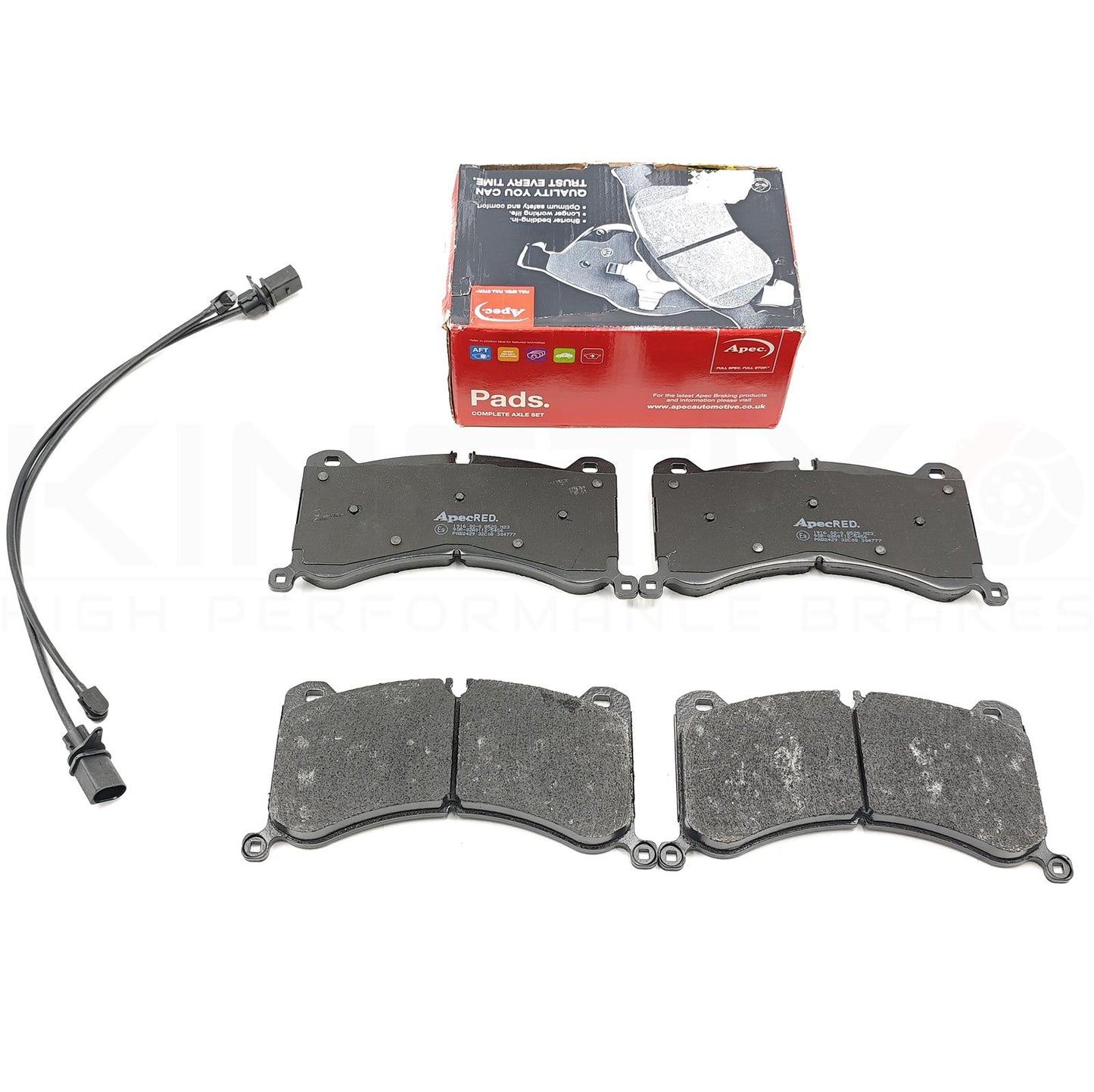 FOR AUDI SQ8 E-TRON SQ8 SPORTBACK E-TRON FRONT REAR BRAKE PADS & WEAR SENSORS