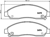 FOR GREAT WALL STEED 2.0 TD TDI 4WD OE QUALITY APEC FRONT BRAKE PADS SET
