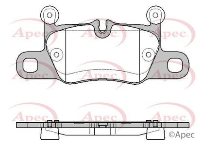 FOR AUDI E-TRON PORSCHE TAYCAN CAYENNE REAR BRAKE PADS & WEAR SENSOR WIRES