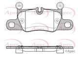 FOR AUDI E-TRON PORSCHE TAYCAN CAYENNE REAR BRAKE PADS & WEAR SENSOR WIRES