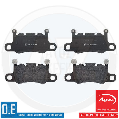 FOR PORSCHE 911 CARRERA 4 GTS TURBO 992 APEC REAR BRAKE PADS SET 2019-