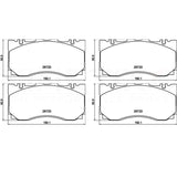 FOR MERCEDES AMG GT 63 E53 SL43 S55 S63 AMG FRONT BRAKE PADS & WEAR WIRE SENSORS