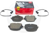 FOR AUDI S7 S6 S8 SQ7 SQ8 RS6 RS7 RSQ8 RS Q8 REAR BRAKE PADS & PAD WEAR SENSORS