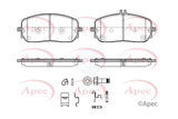 FOR MERCEDES C300 C300d GLC200 GLC220d GLC300 APEC FRONT BRAKE PADS SET